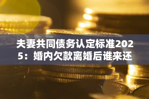 济南夫妻共同债务认定标准2025：婚内欠款离婚后谁来还？