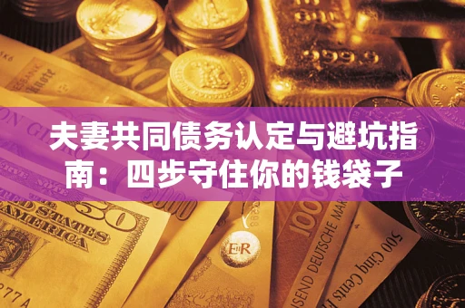 济南夫妻共同债务认定与避坑指南：四步守住你的钱袋子