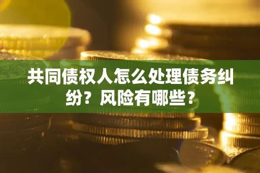 济南共同债权人怎么处理债务纠纷？风险有哪些？