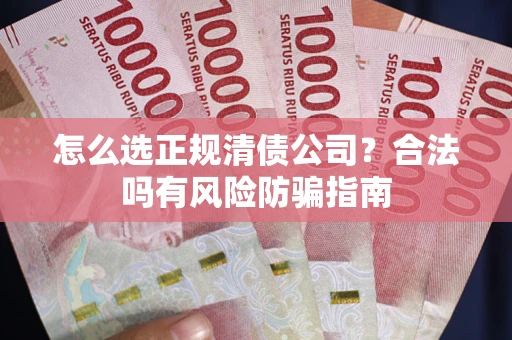 济南怎么选正规清债公司？合法吗有风险防骗指南